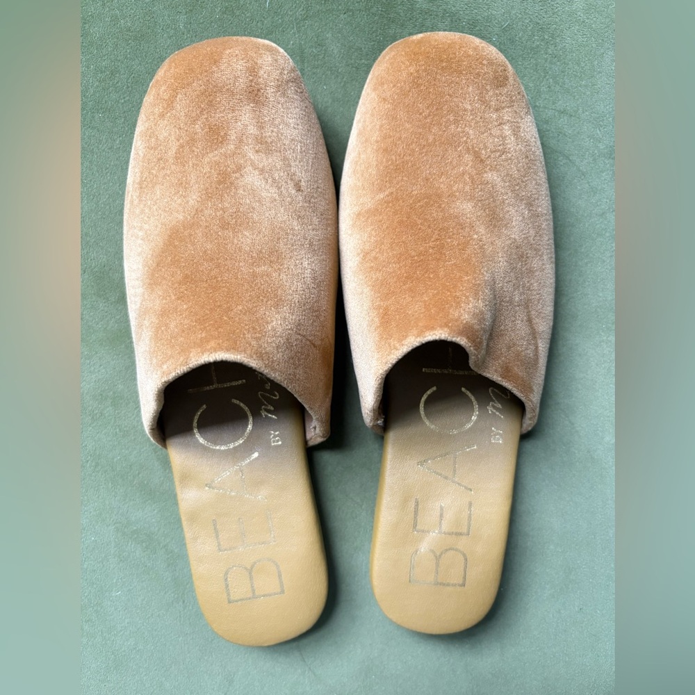 Beach by Matisse Mustard Velvet Mules